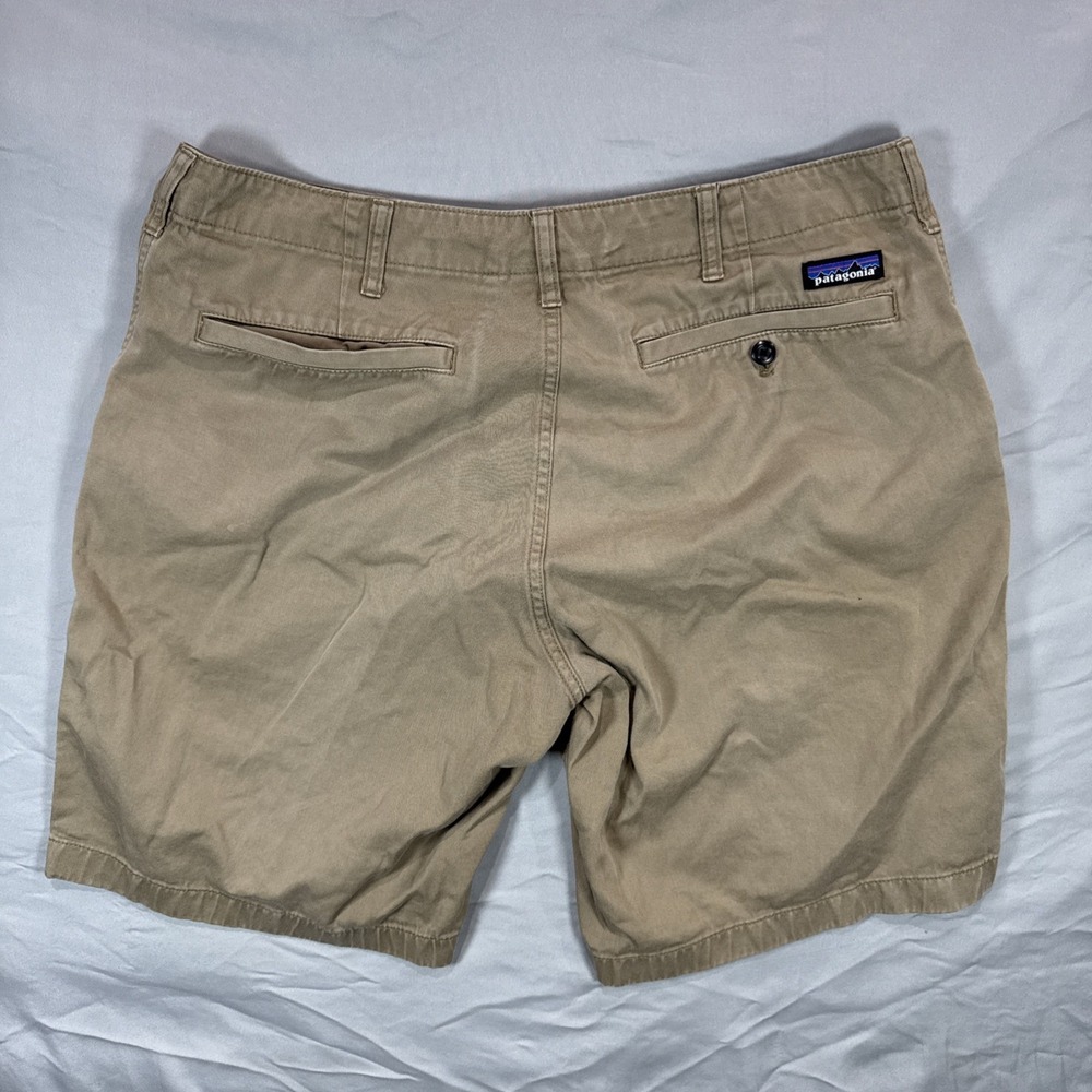 Patagonia Four Canyon Twill Shorts Mens 36 Cotton Flat Front Outdoor Beige 57240 - Picture 2 of 14